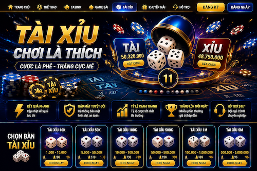 Giao diện sảnh tài xỉu Gi88 rõ ràng, dễ quan sát và phù hợp với người mới