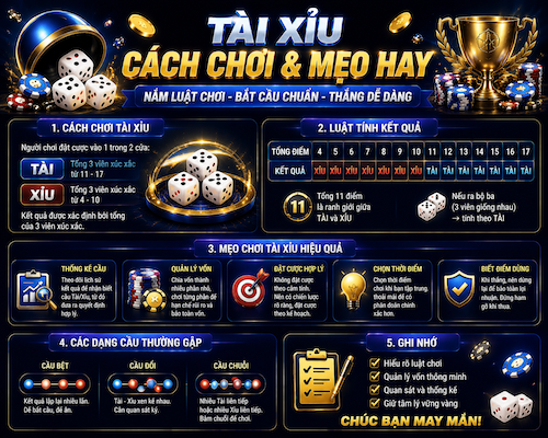 Hướng dẫn chơi tài xỉu Gi88 cho người mới, kiểm tra cửa cược và quản lý vốn